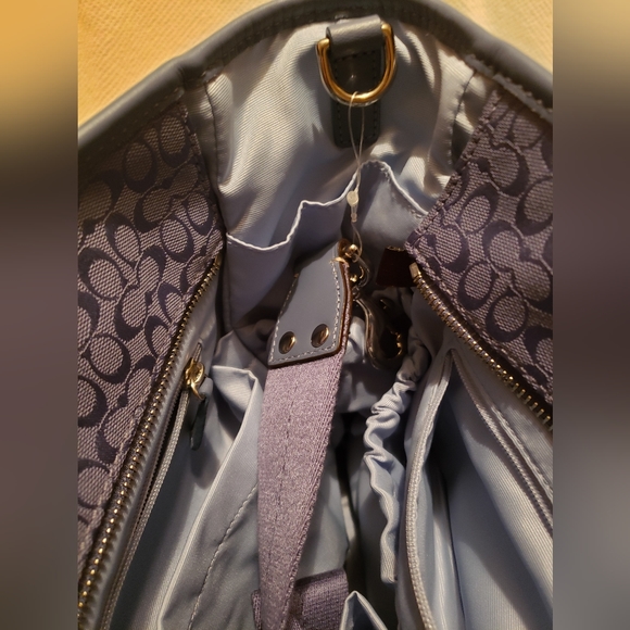 Blue Coach  Diaper Bag - Picture 14 of 16